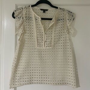 Banana Republic eyelet blouse